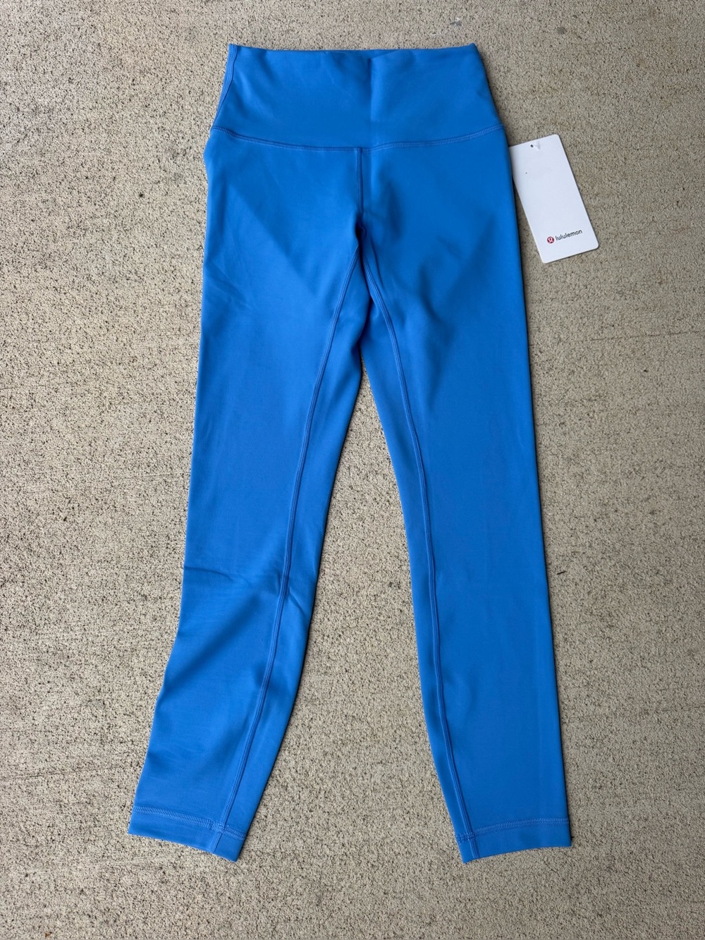 Lululemon Wunder Train HR Blue Nile leggings size 25” size 4. NWT